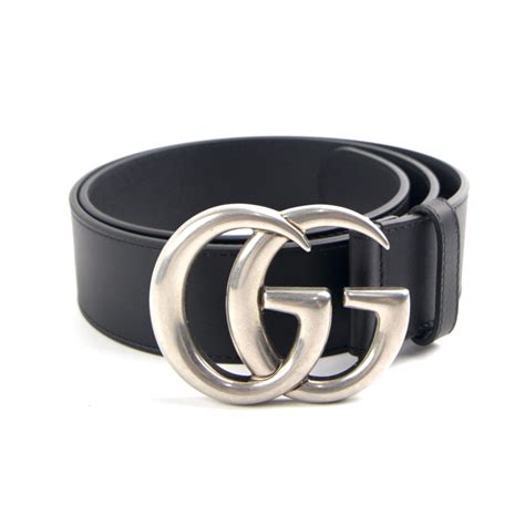 gucci gg logo 2cm leather belt|gucci gg belt silver buckle.